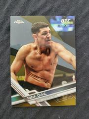 Nick Diaz [Gold] #22 Ufc Cards 2017 Topps UFC Chrome Prices