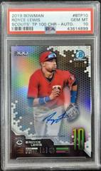 Royce Lewis [Autograph] Baseball Cards 2019 Bowman Chrome Scouts' Top 100 Prices