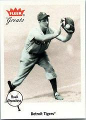 Hank Greenberg #100 Baseball Cards 2002 Fleer Greats Prices