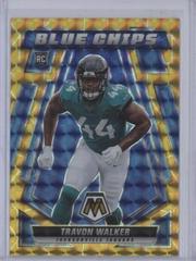 Travon Walker [Gold] #BC-15 Football Cards 2022 Panini Mosaic Blue Chips Prices
