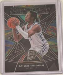 TyTy Washington Jr. #RA-TYT Basketball Cards 2022 Panini Chronicles Draft Picks Rookie Aura Prices