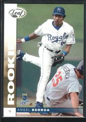 Angel Berroa #176 Baseball Cards 2002 Leaf Prices