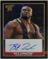 Big E Langston Wrestling Cards 2013 Topps Best of WWE Autographs Prices
