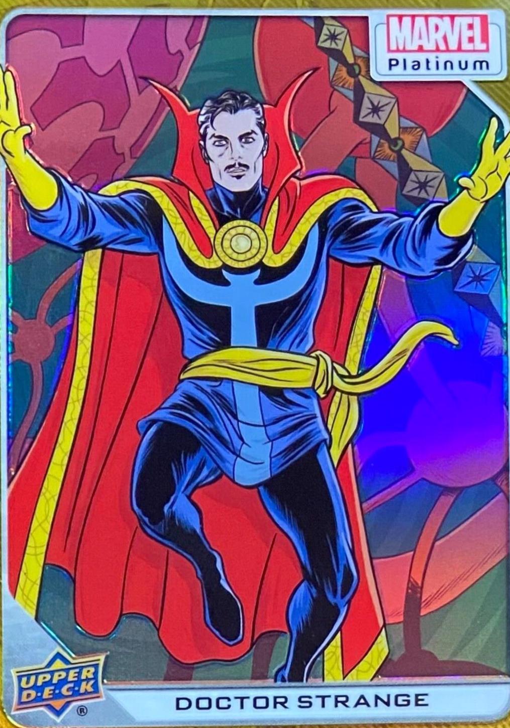 Doctor Strange [Yellow Rainbow] #100 Marvel 2023 Upper Deck Platinum