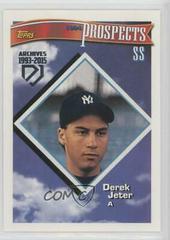Derek Jeter [1994] #DJ-2 Baseball Cards 2017 Topps Archives Derek Jeter Retrospective Prices