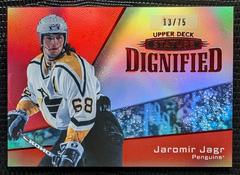 Jaromir Jagr [Red] #D-13 Hockey Cards 2022 Upper Deck Stature Dignified Prices