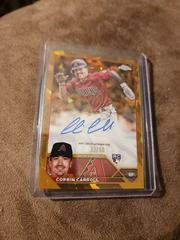 Corbin Carroll [Gold] #USA-CC Baseball Cards 2023 Topps Chrome Update Sapphire Autographs Prices