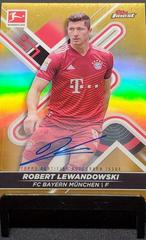 Robert Lewandowski [Gold] #BCA-RL Soccer Cards 2021 Topps Finest Bundesliga Autographs Prices