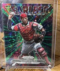 Yadier Molina [Green Donut Circles Prizm] #FL-10 Baseball Cards 2022 Panini Prizm Fearless Prices