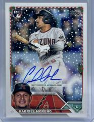 Gabriel Moreno #HAC-GM Baseball Cards 2023 Topps Holiday Autographs Prices