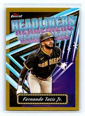 Fernando Tatis Jr. [Gold] Baseball Cards 2023 Topps Finest Headliners Prices