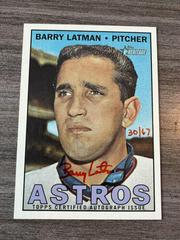 Barry Latman [Red Ink] Baseball Cards 2016 Topps Heritage Real One Autographs Prices