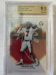 Michael Vick [Refractor] #31 Football Cards 2002 Topps Pristine Prices