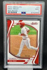 Mike Trout [Retail Red] Baseball Cards 2022 Panini Absolute Prices