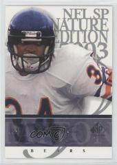 Walter Payton #34 Football Cards 2003 SP Signature Prices