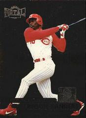 Reggie Sanders #54 Baseball Cards 1998 Metal Universe Prices