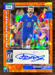 Armando Broja [Orange Ice] Soccer Cards 2022 Panini Donruss Signature Series Prices