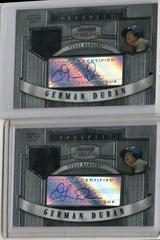 German Duran [Autograph Jersey Refractor] Baseball Cards 2007 Bowman Sterling Prospects Prices
