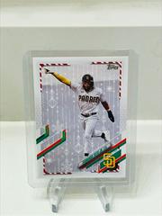 Fernando Tatis Jr [Snow Field SSP] Baseball Cards 2021 Topps Holiday Mega Box Prices