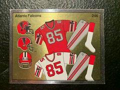 Atlanta Falcons Uniform [Foil] #246 Football Cards 1988 Panini Sticker Prices