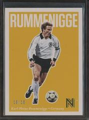 Karl Heinz Rummenigge [Gold] Soccer Cards 2017 Panini Nobility Prices