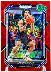 Jared McCain [Choice Red] #2 Basketball Cards 2023 Panini Prizm Draft Picks Rated Prospect Prices