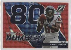 Andre Johnson [Red] #BN-AJ Football Cards 2022 Panini Zenith Behind the Numbers Prices