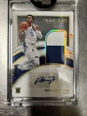 Paolo Banchero [Gold] #12 Basketball Cards 2022 Panini Immaculate Collection Collegiate Prices