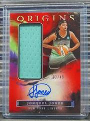 Jonquel Jones [Red] #JA-JQJ Basketball Cards 2023 Panini Origins WNBA Jersey Autographs Prices