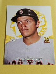 Carlton Fisk #28 Baseball Cards 2005 Topps Rookie Cup Prices