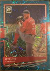 Stephen Strasburg [Teal Velocity] #100 Baseball Cards 2020 Panini Donruss Optic Prices