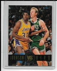Magic Johnson, Larry Bird #SS12 Basketball Cards 1993 Skybox Premium Showdown Series Prices