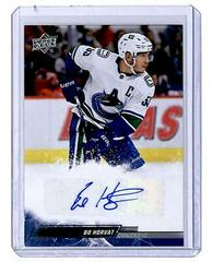 Bo Horvat [Snow Spray Autograph] Hockey Cards 2022 Upper Deck Prices