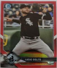 Lucas Giolito [Red Refractor] #18 Baseball Cards 2018 Bowman Chrome Prices