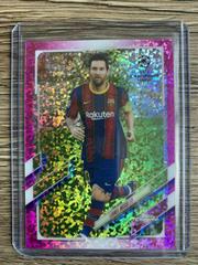Lionel Messi [Pink Mini Diamond] Soccer Cards 2020 Topps Chrome UEFA Champions League Prices