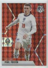 Phil Foden [Red Mosaic] Soccer Cards 2021 Panini Mosaic UEFA Euro 2020 Prices