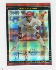 Jimmy Rollins [Xfractor] #72 Baseball Cards 2002 Bowman Chrome Prices