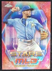 Wander Franco [Red] #SMLBC-18 Baseball Cards 2023 Topps Stars of MLB Chrome Prices