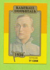 Ty Cobb #2 Baseball Cards 1980 Baseball Immortals Prices