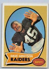Dave Grayson Football Cards 1970 Topps Prices