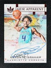 Devonte' Graham [Ruby] #DGR Basketball Cards 2018 Panini Court Kings Heir Apparent Autographs Prices