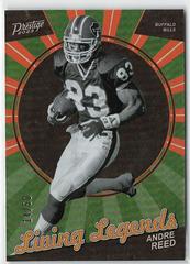 Andre Reed [Orange] #LL-2 Football Cards 2023 Panini Prestige Living Legends Prices