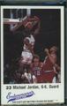 Michael Jordan Ball in Hoop Blank Back | Basketball Cards 1988 Entenmann's Bulls