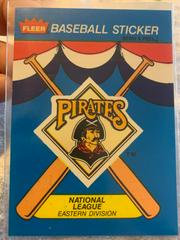 Pittsburg Pirates Baseball Cards 1989 Fleer Baseball Stickers Prices