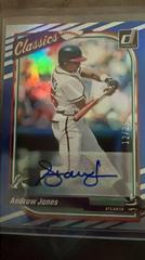 Andruw Jones [Blue] #CA-AJ Baseball Cards 2023 Panini Donruss Classic Autographs Prices