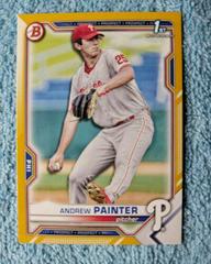Andrew Painter [Gold] #BD-10 Baseball Cards 2021 Bowman Draft Prices