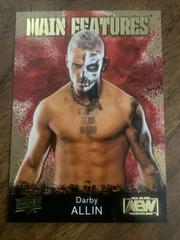 Darby Allin [Gold] Wrestling Cards 2021 Upper Deck AEW Main Features Prices