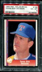 Texas Size Decision Baseball Cards 1992 Pacific Nolan Ryan Prices