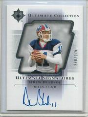 Drew Bledsoe #US-DB Football Cards 2004 Upper Deck Ultimate Collection Signatures Prices