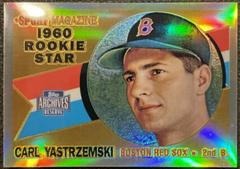 Carl Yastrzemski [1960 Reprint] #85 Baseball Cards 2001 Topps Archives Reserve Prices
